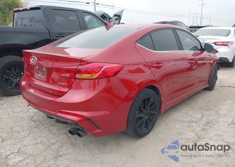 2018 Hyundai Elantra Sport z USA, uszkodzony, nr VIN KMHD04LB5JU683826